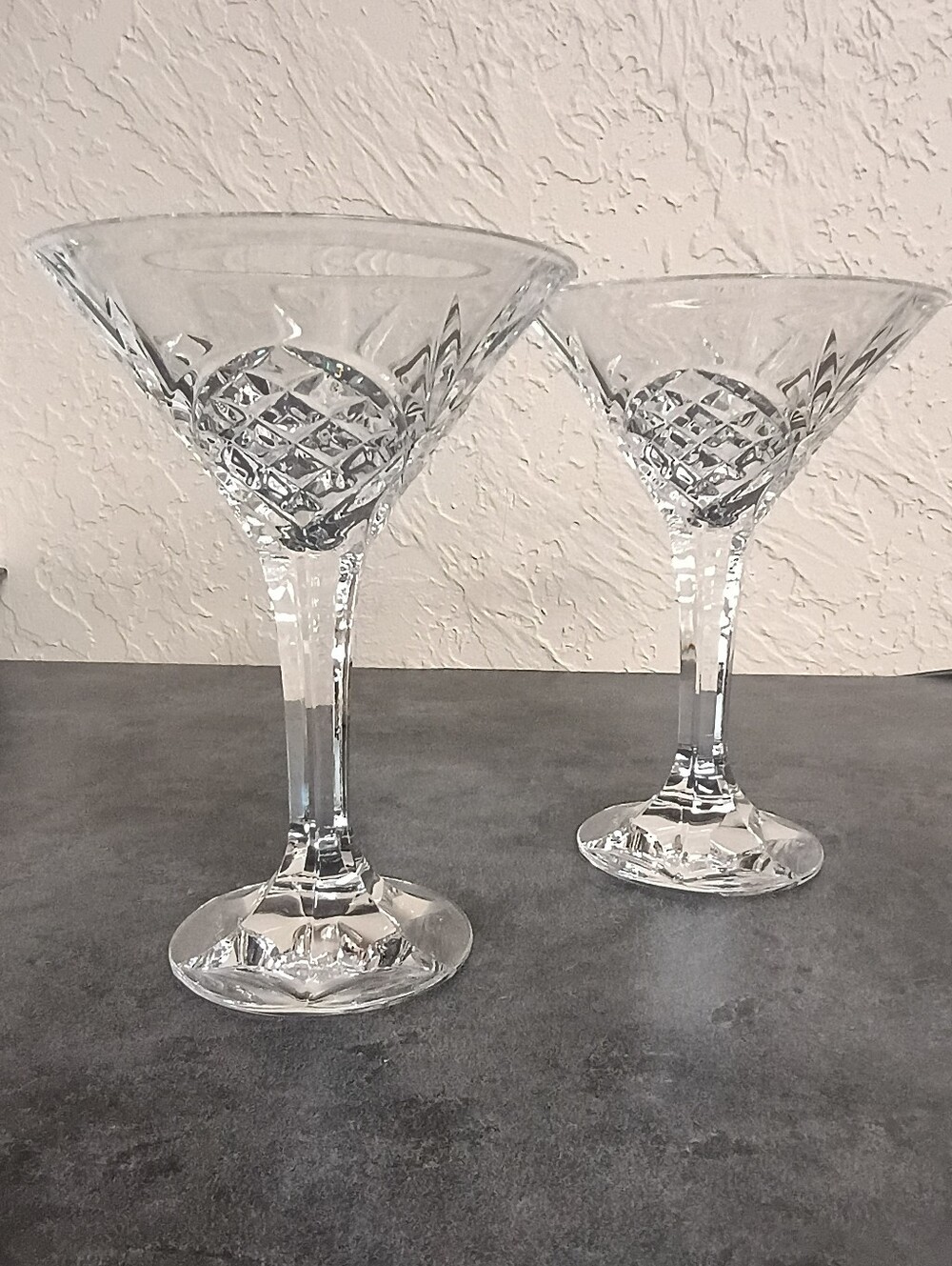 Shannon Godinger Crystal Martini Glasses- set Of 2 - Picture 5 of 5